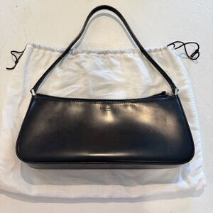 Kate Spade New York Leather Baguette Shoulder Bag Black